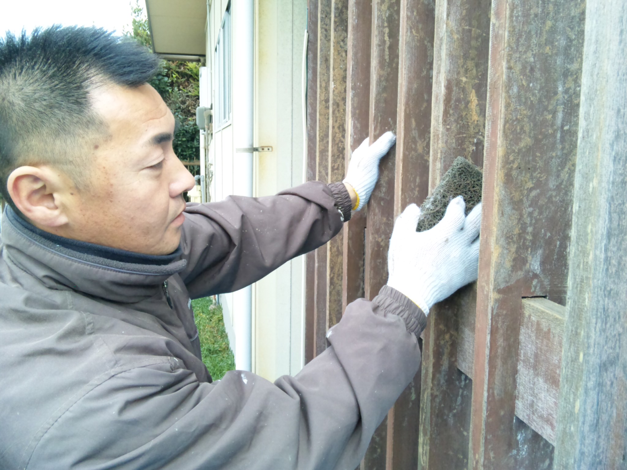 西岡様　堤町　木部ケレン